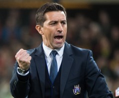 Besnik Hasi onder druk. Copyright: voetbaljournaal.com