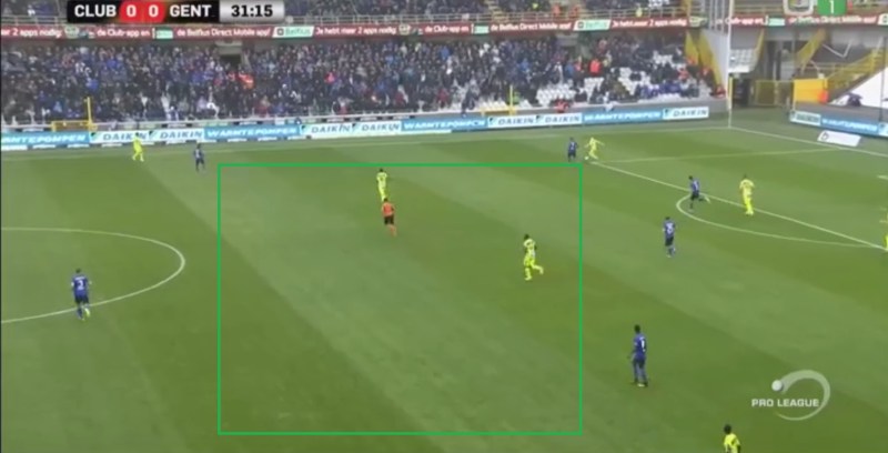 Club gaat opnieuw hoog storen zonder aansluiting. Gentse middenveld heeft een zee aan tijd en ruimte